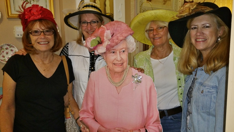 at high tea